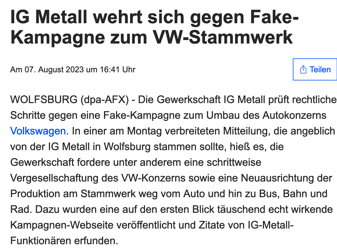 Volkswagen Vorzüge 1385181