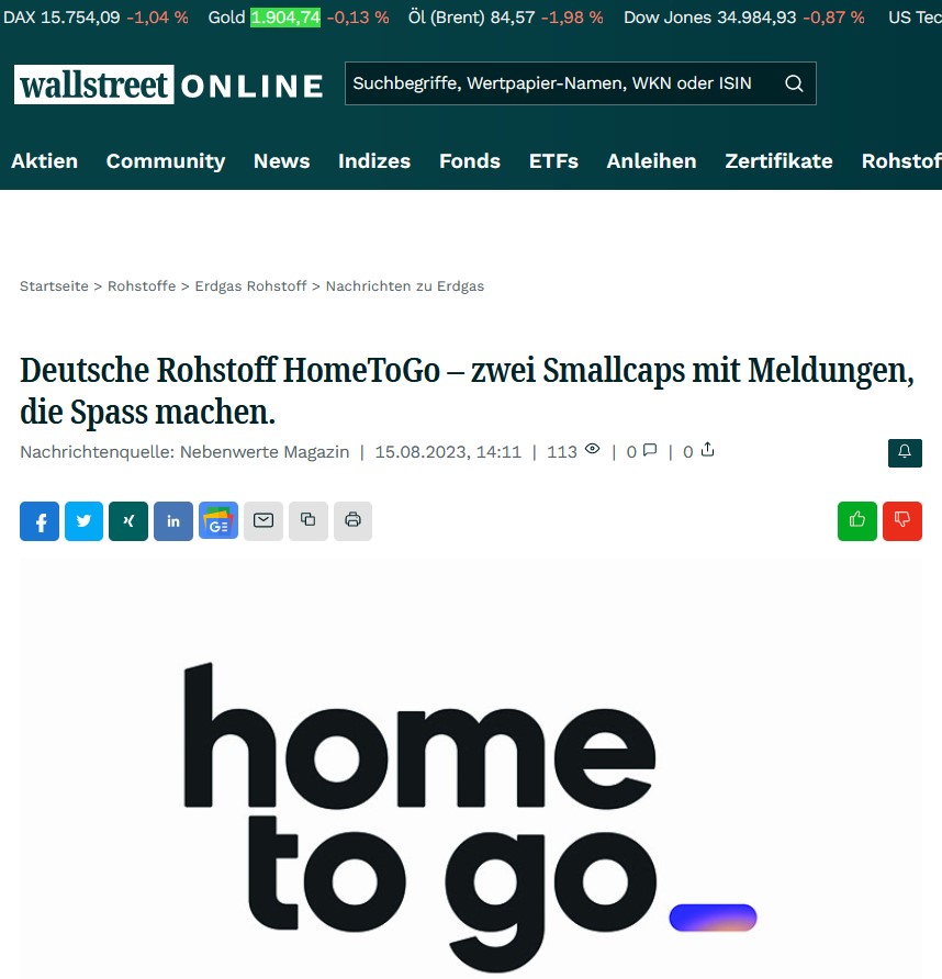 HomeToGo, die dt. Airbnb und Booking Konkurrenz 1386075