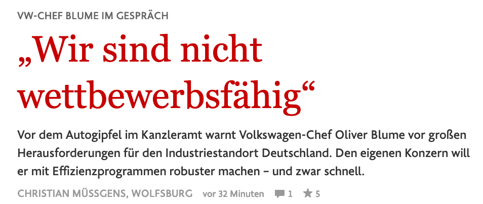 Volkswagen Vorzüge 1399492