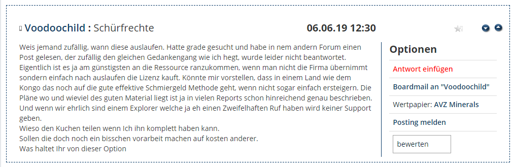 Lithiumstar AVZ Minerals eröffnet 68 % im Plus 1401003