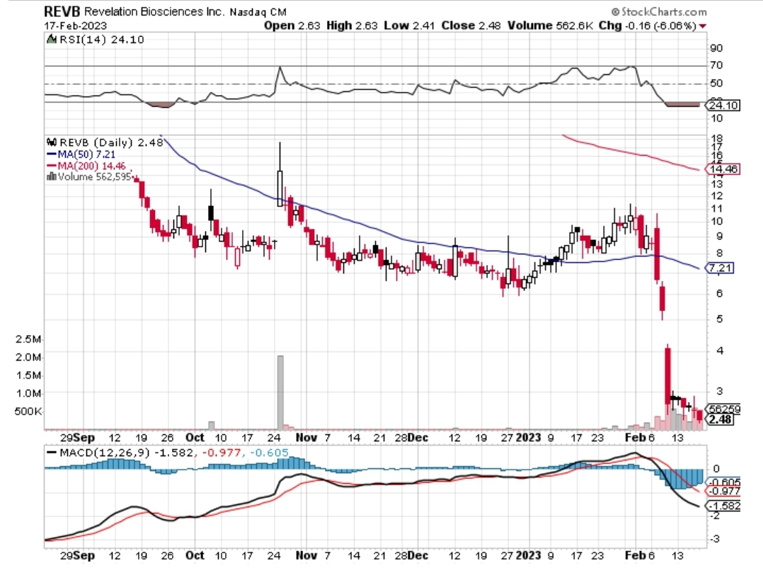 Revelation Biosciences (REVB) im Ausverkauf 1358183
