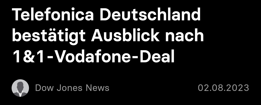 Telefonica Deutschland ..............(WKN: A1J5RX) 1395634