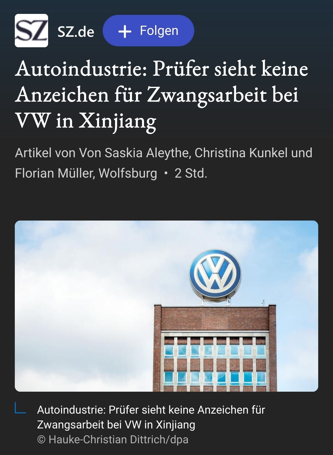 Volkswagen Vorzüge 1401189