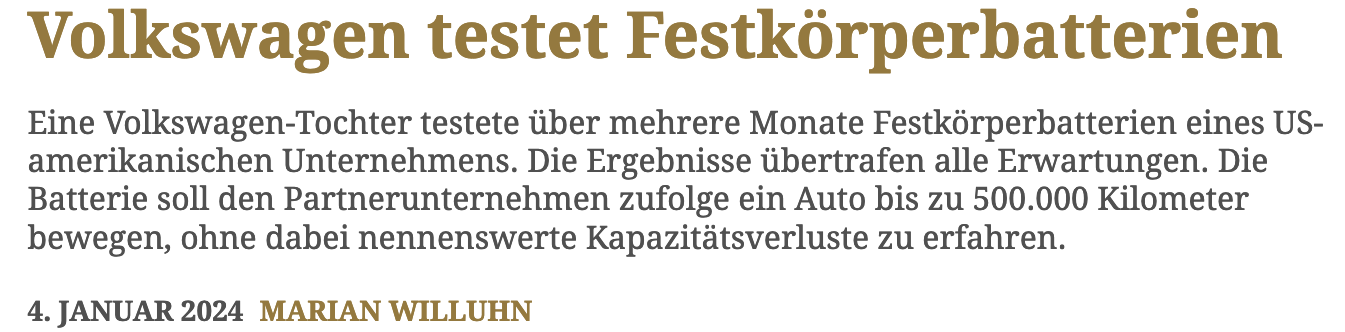 Volkswagen Vorzüge 1405771