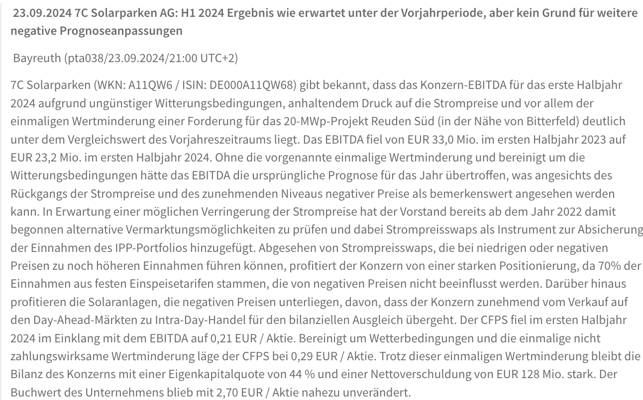 7C Solarparken ein starker Wachstumswert!... 1448608