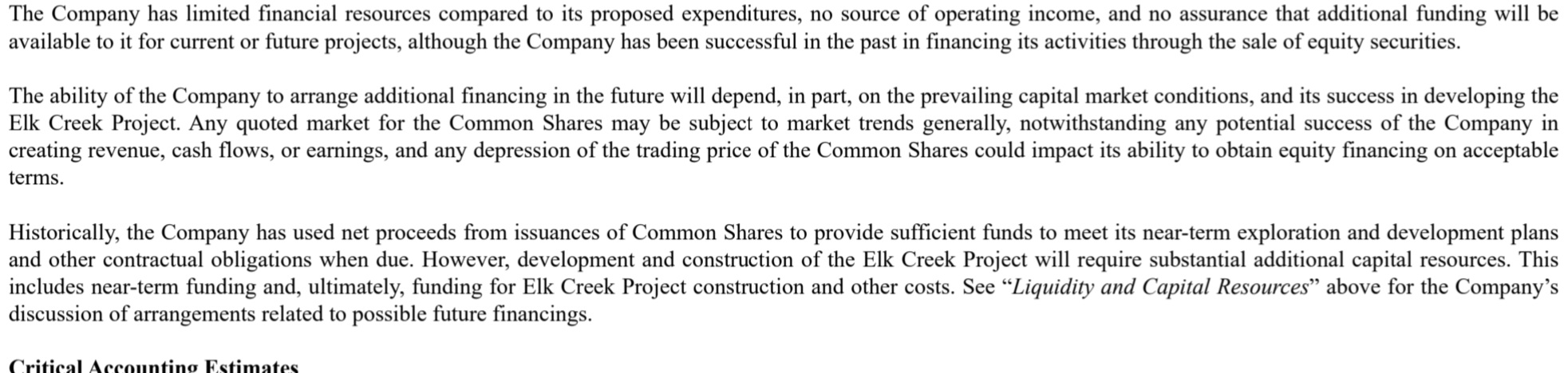 Niocorp Seltene Erden 1423844