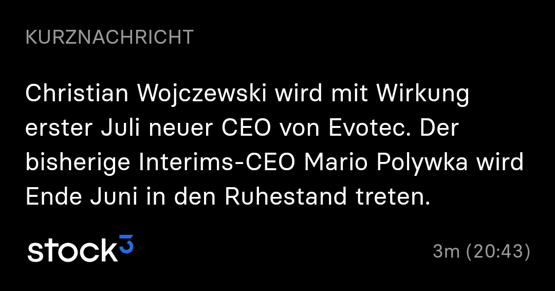 Evotec - es kann los gehen! - Teil2 1426427