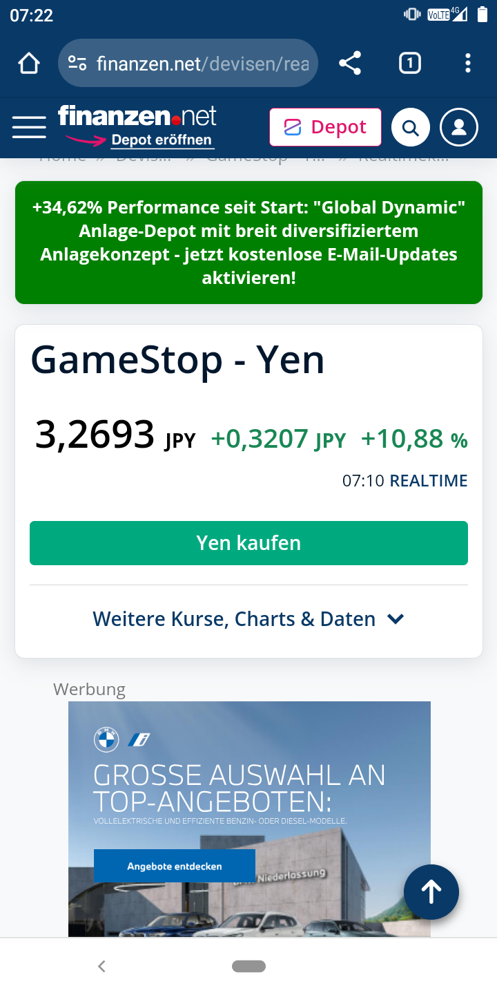 GME - Short-Squeeze möglich 1433546