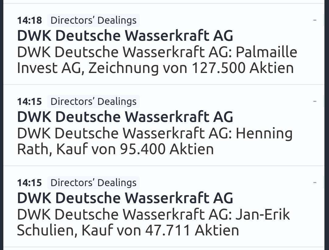 DWK Deutsche Wasserkraft AG 1445708