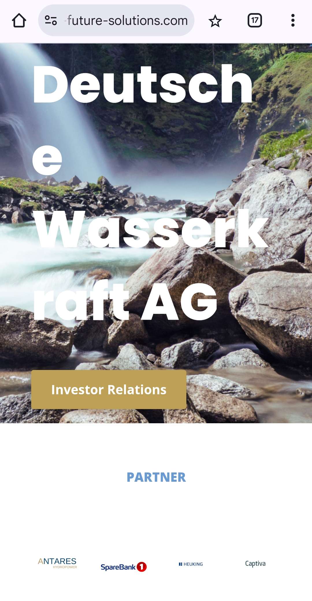 DWK Deutsche Wasserkraft AG 1450300