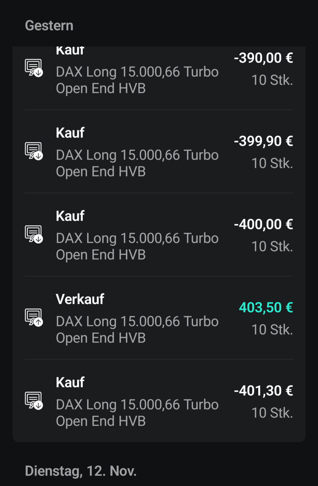 Beispiele (DAXi)für erfolgreiche Handelsstrategien 1457910