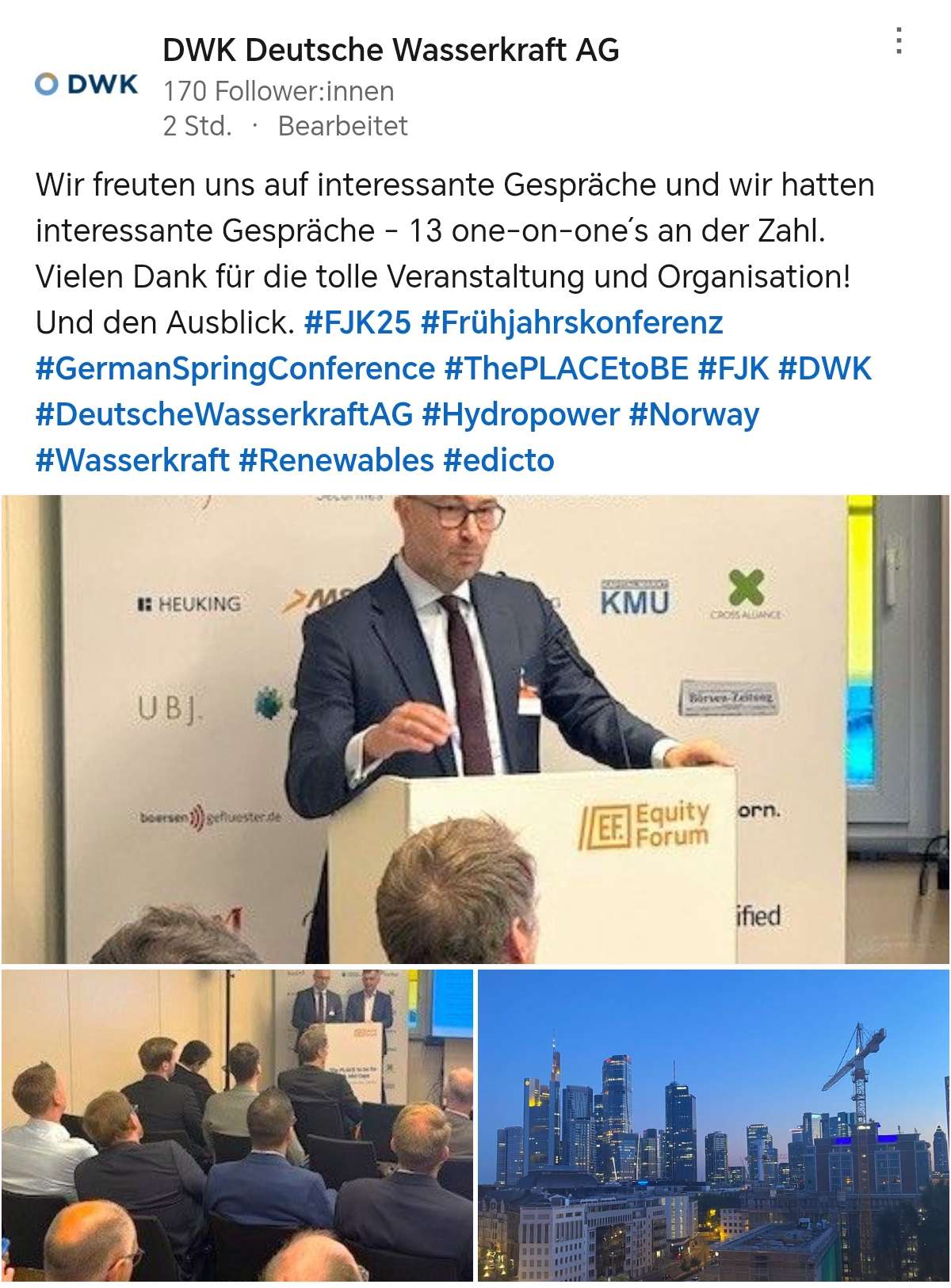 DWK Deutsche Wasserkraft AG 1482205