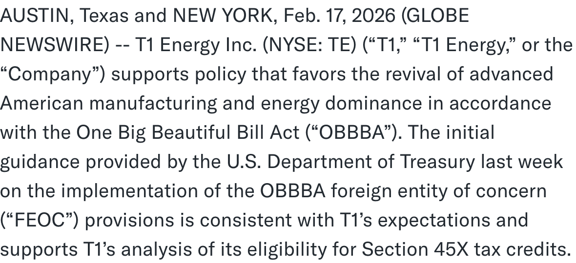 t1 energy, künftiger first solar rivale? 1510937