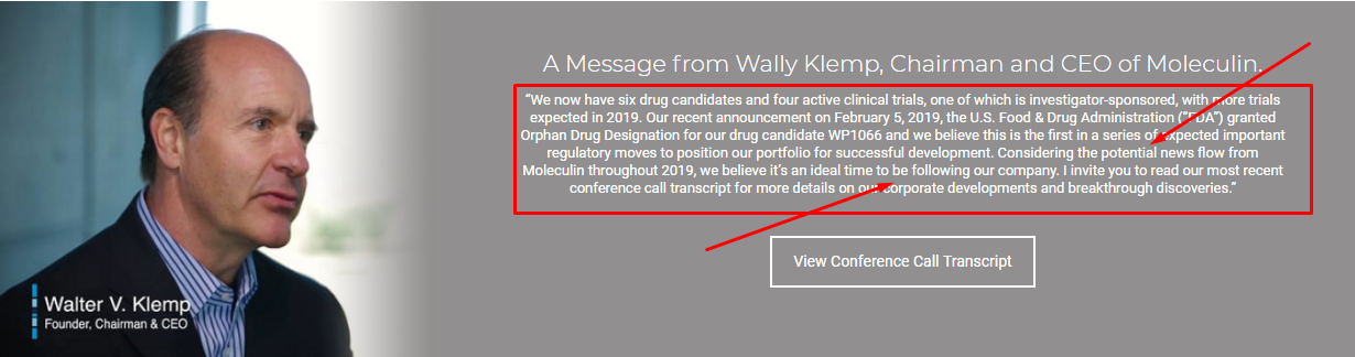 Moleculin Biotech 1101840