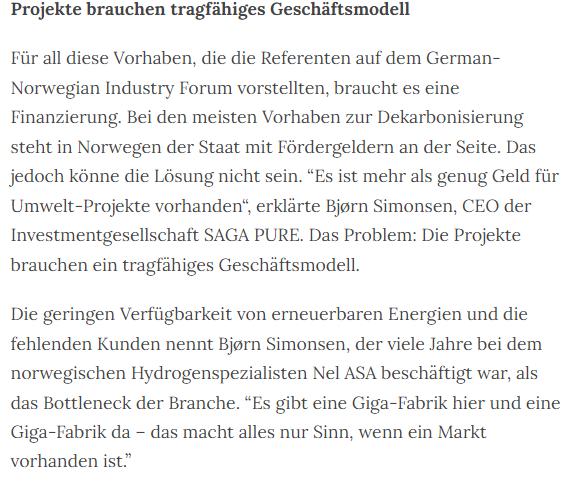 NEL, der Wasserstoffplayer aus Norwegen 1323251