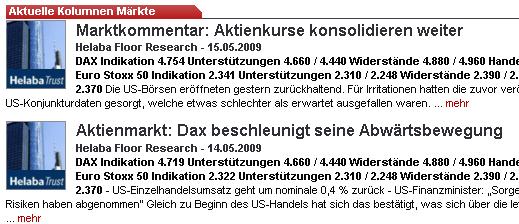 Quo Vadis Dax 2009 233322