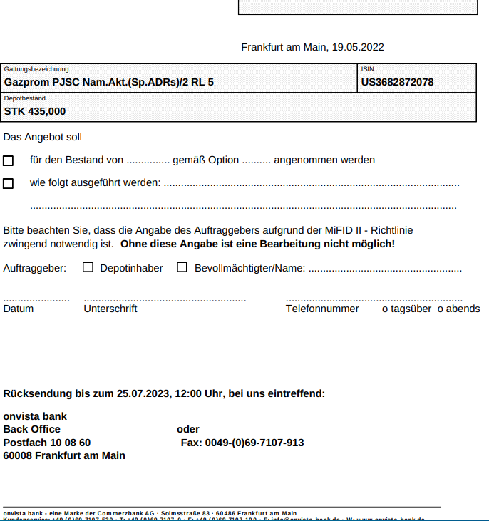 Gazprom ADR 2022 - Wie geht's weiter? 1316136