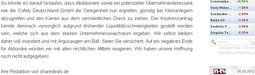 GiV Insolvent was nun? 619824