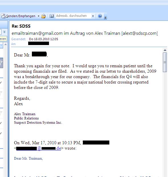 Wann geht es los bei SDSS ? 307517