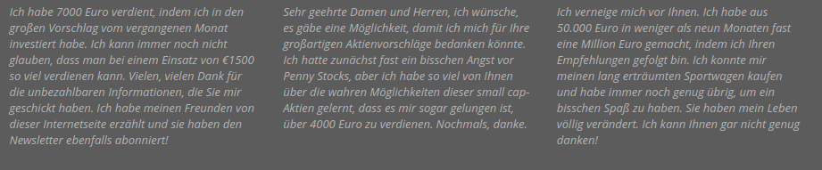 Neuausricht lt. Vorstand : Blockchain / Clockchain 1118098