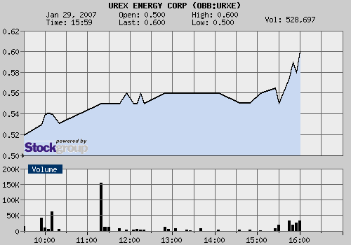 UREX ENERGY Uran Aktie 79825