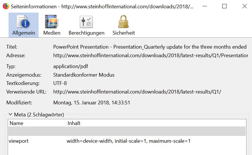 Steinhoff International Holdings N.V. 1035101
