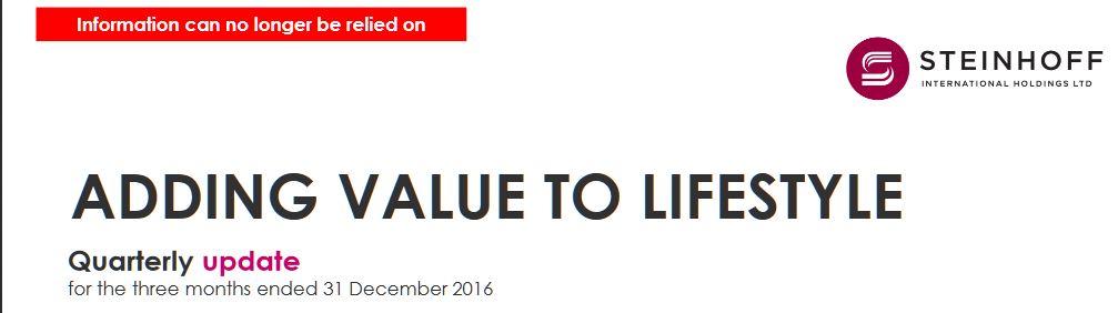 Steinhoff International Holdings N.V. 1035102