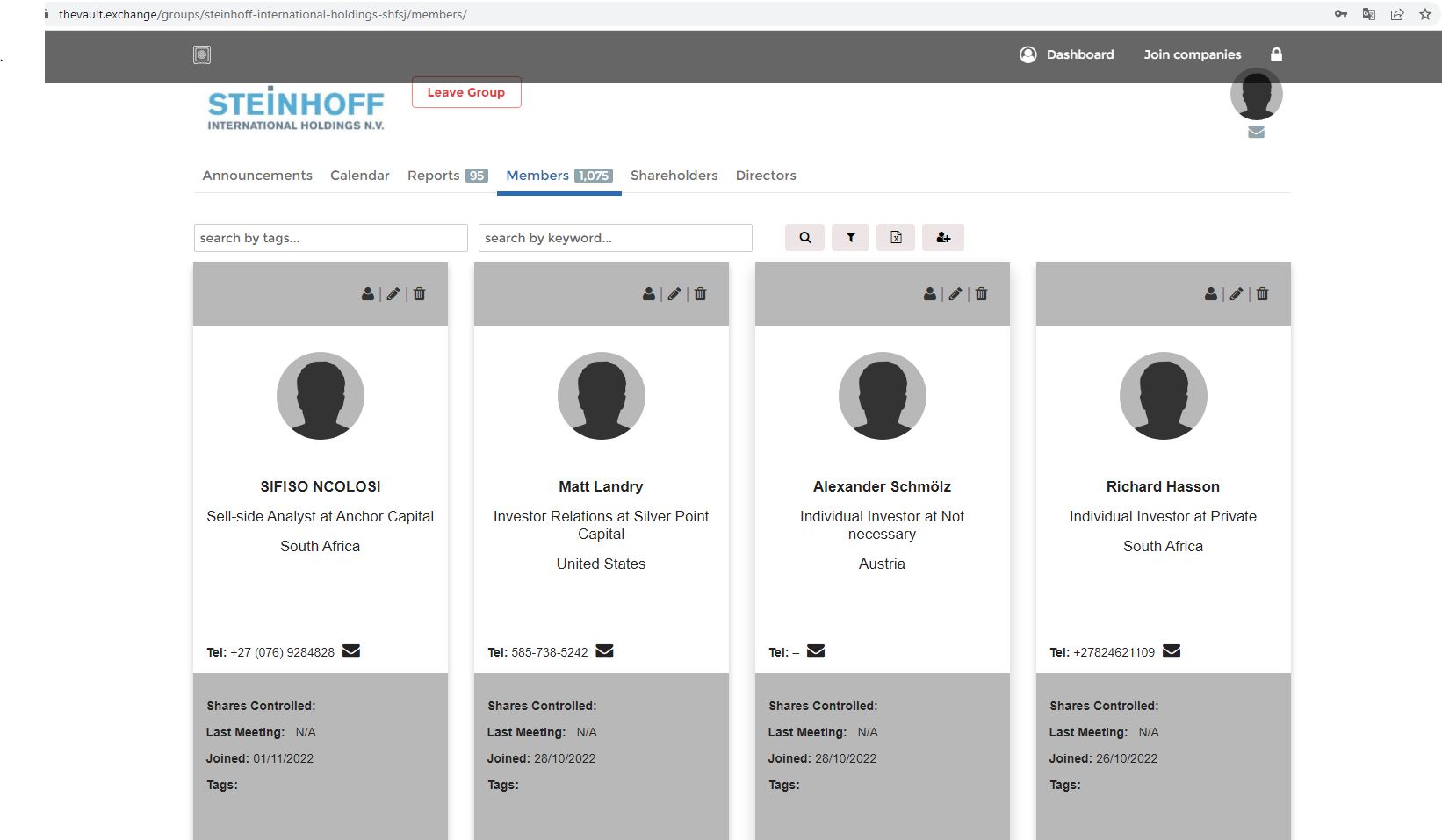 Steinhoff Informationsforum 1340145