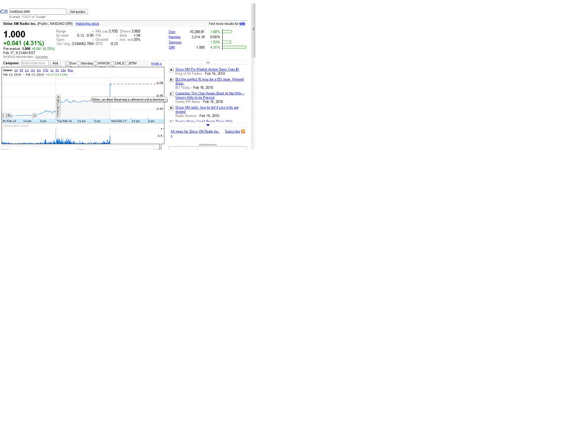 Sirius XM Radio NEWS 300259