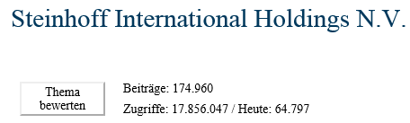 Steinhoff International Holdings N.V. 1110915