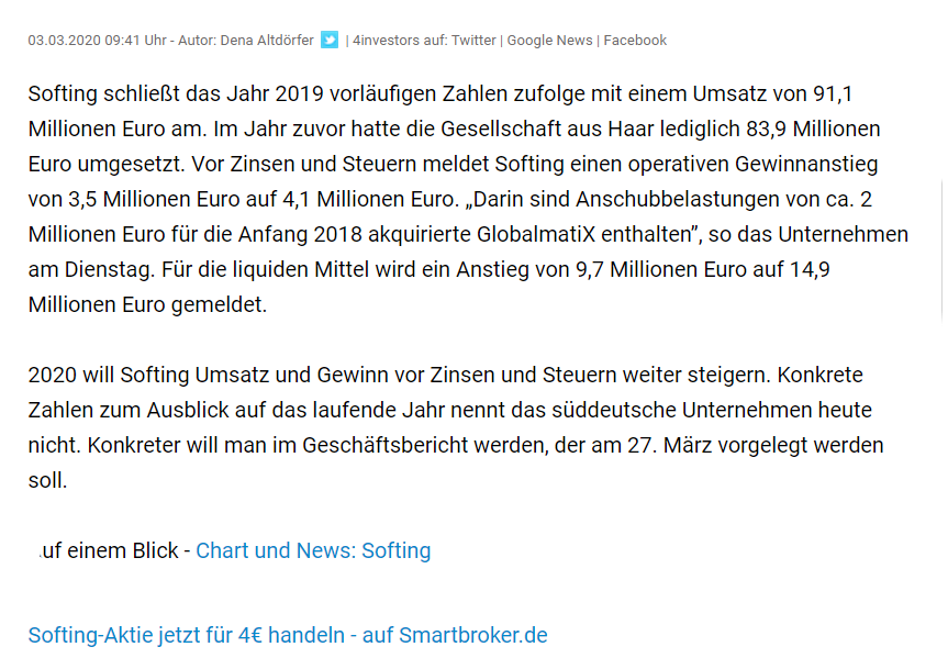Softing AG - Die M2M Company 1165258