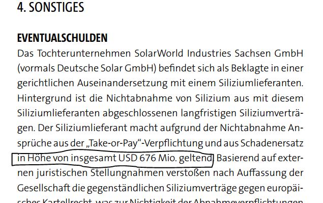 ** News zu SolarWorld ** (SPAM-FREE) 846707