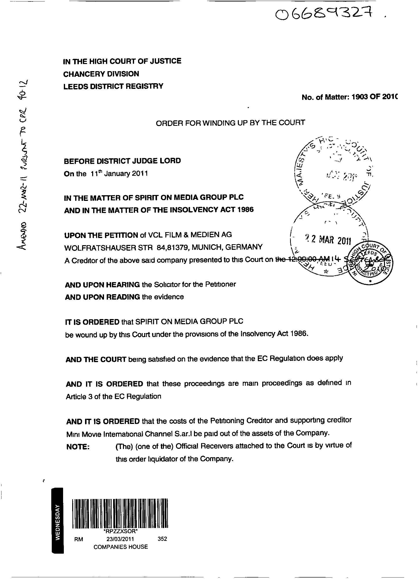 SPIRIT ON MEDIA sind 1000 Prozent möglich ? 399108