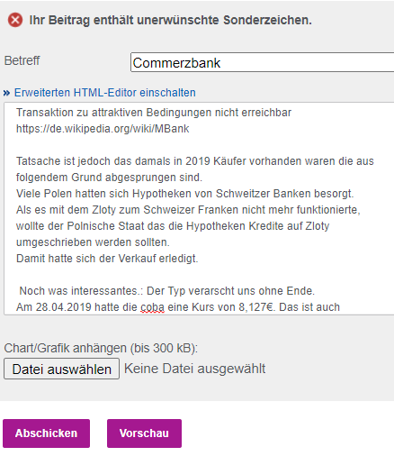 COMMERZBANK kaufen Kz. 28 € 1246629