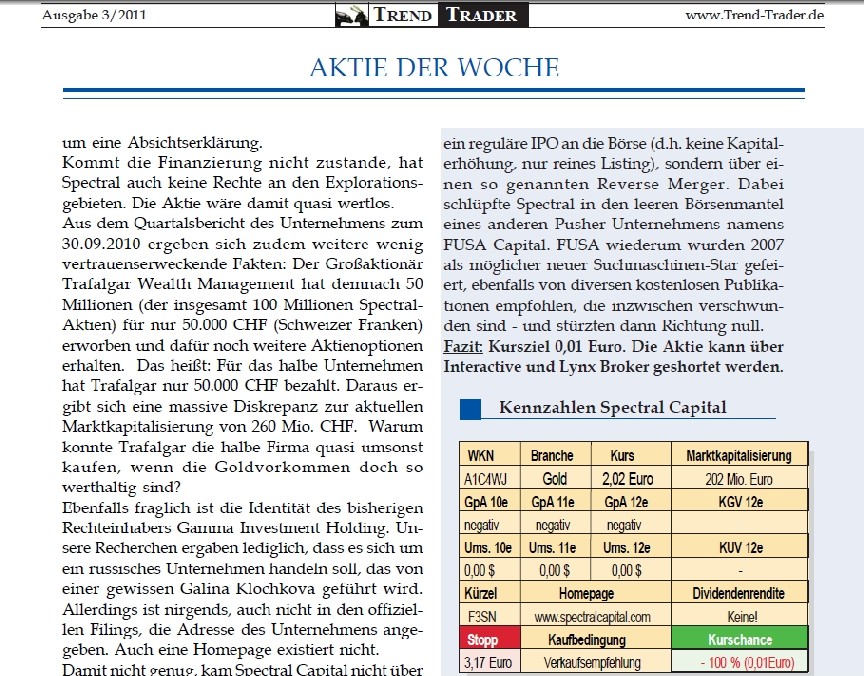 Geschätzter Wert der Goldvorkommen: 5 Milliarden 375978