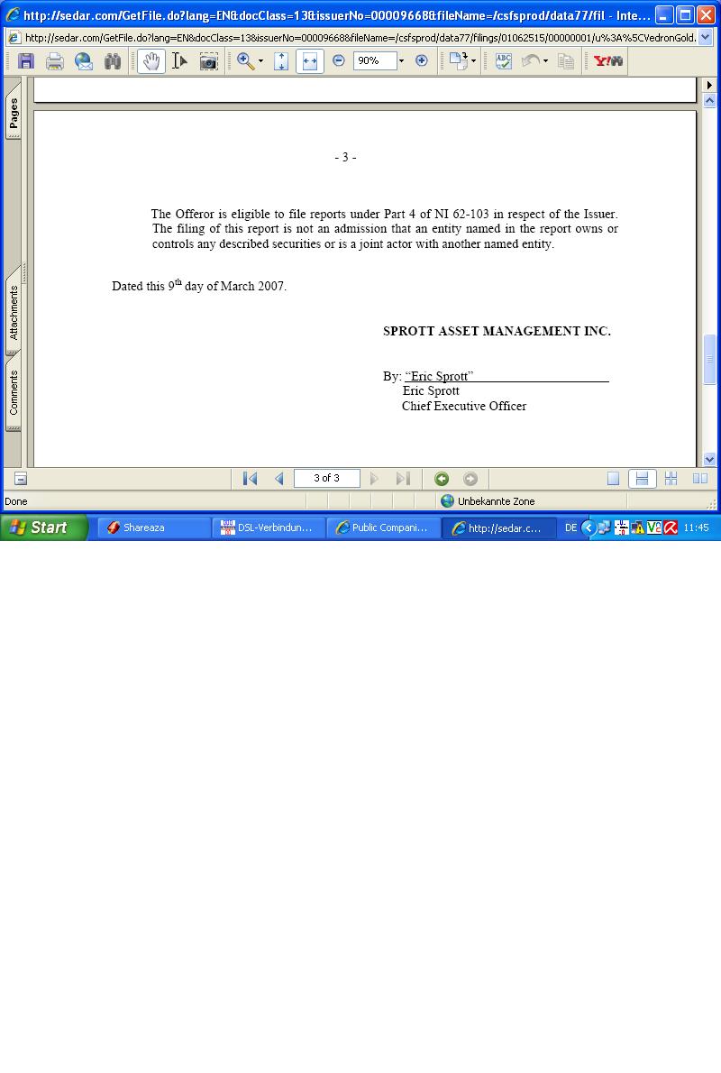 Vedron FAKTEN VG Kanada 95499