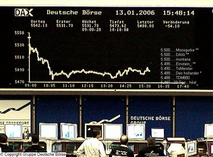 194.DAX Tipp-Spiel, Freitag, 13.1.06, 17.45 Uhr, D 26307