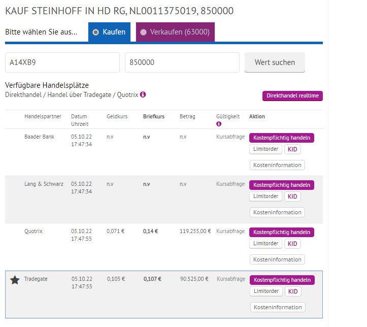 Steinhoff Informationsforum 1336300