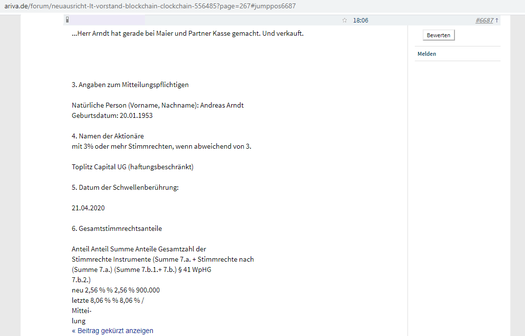 Maier und Partner AG WKN A1MMCY die 1000% Rallye? 1174911