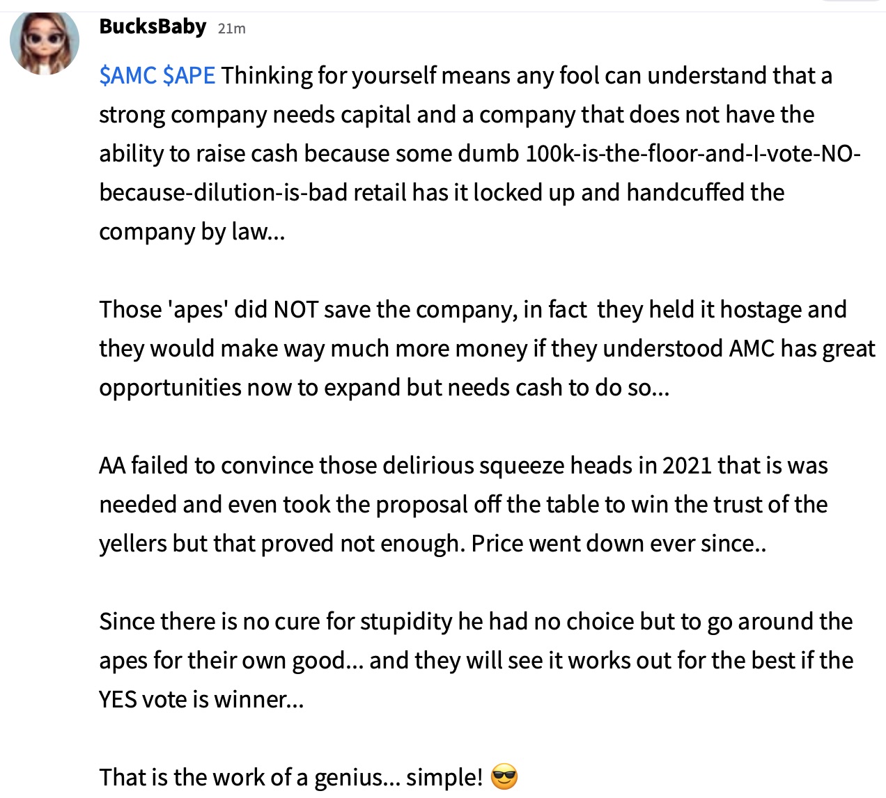 AMC Entertainment Holdings 2.0 - Todamoon?!? 1354382