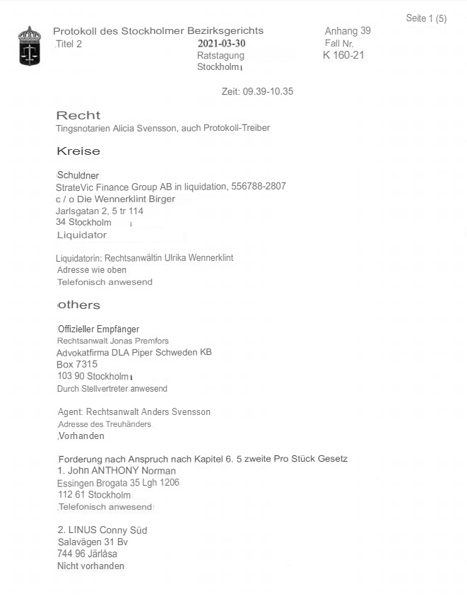 Blockchain -neue Kursrakete? WKN A116BG Stockholm 1245483