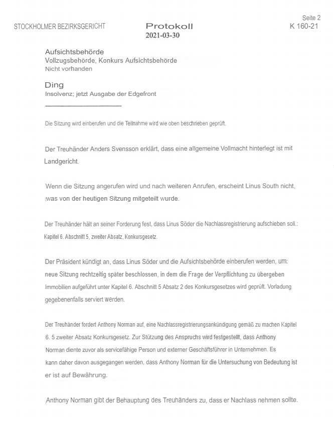 Blockchain -neue Kursrakete? WKN A116BG Stockholm 1245484