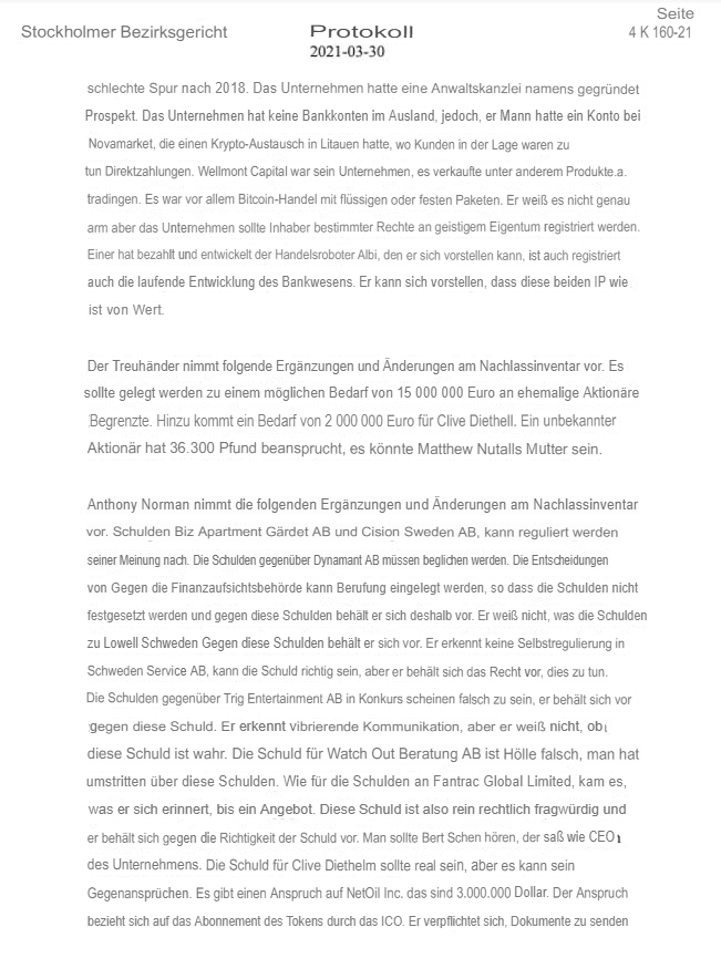 Blockchain -neue Kursrakete? WKN A116BG Stockholm 1245486