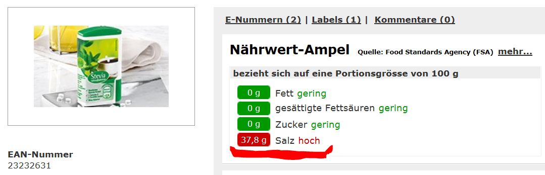 STEVIA für TABAK !! 581803