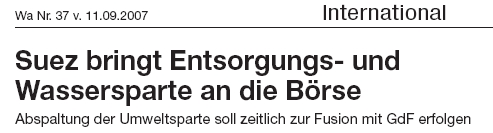 Wasseraufbereitung gleich Geld drucken? 151516