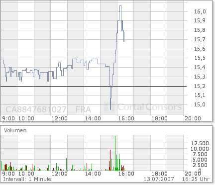 Thompson Creek Metals (Blue Pearl Mng) 108887