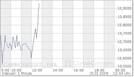 Thompson Creek Metals (Blue Pearl Mng) 144075