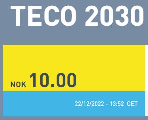 TECO 2030 ASA - Wasserstoff für Schiffe 1347888