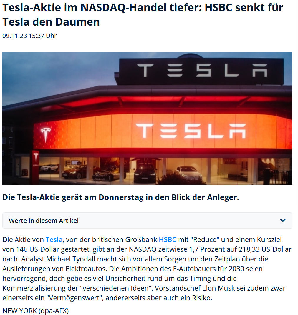 Tesla - Autos, Laster, Speicher und Solardächer 1397498