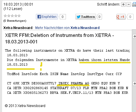 Injex AG - Wahrheit und Träumerei 588775